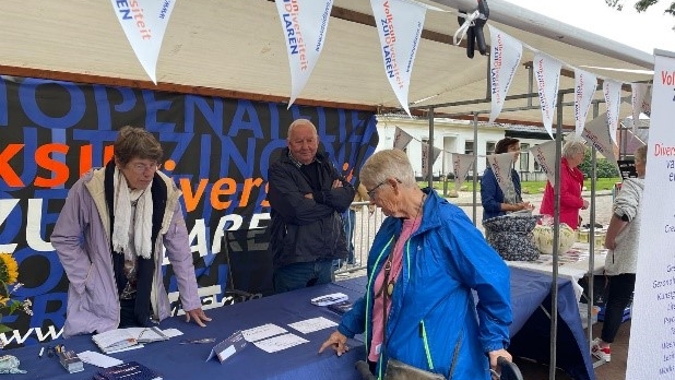 Markt van melk en honing